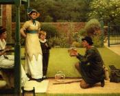 莱斯利乔治邓洛普 - The Goldfish Seller